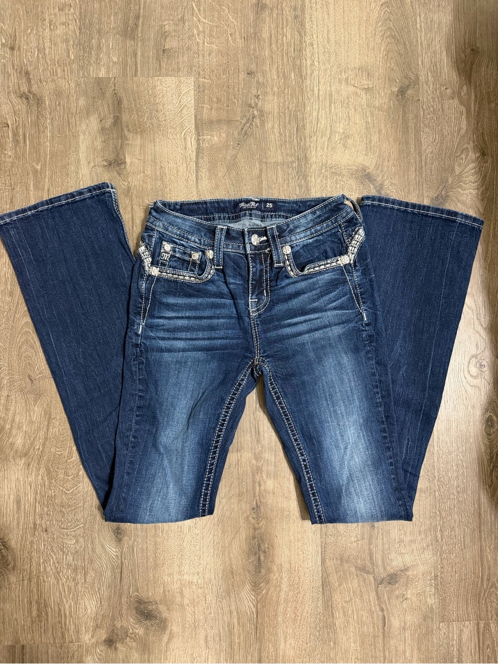 Miss Me Mid-Rise Bootcut Jeans 2010s